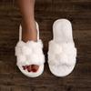 New Mao Mao Slippers Home Warm Cotton Mop Thickened Piled Cotton Slippers Are Fashionable