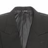 NEW Tag Unused Japan MIYUKI Formal Jacket Double Breasted 98A7 Men's L Black Ceremonial Outerwear(USED)
