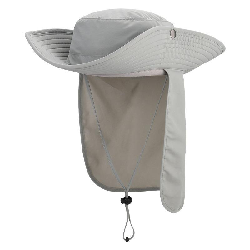 Bucket Hat Print Embroidery Sunshade Outdoor Fishing Cap Quick-drying Waterproof Sunscreen Cap Breathable Mountaineering Cap