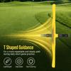 1set ABS Body Putter Alignment Tool T Shaped Golf Stroke Guide Putting Trainer  Practice Green