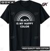 Black Is My Happy Color Dark Humor TShirt Ironic Tshirt Street Fashion Casual Couple Clothes T Shirt for Men  Tops Ropa Hombre