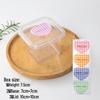 Square Mousse Soy Milk Cake Box: Wooden Cup Packaging for Tiramisu and Dessert Baking