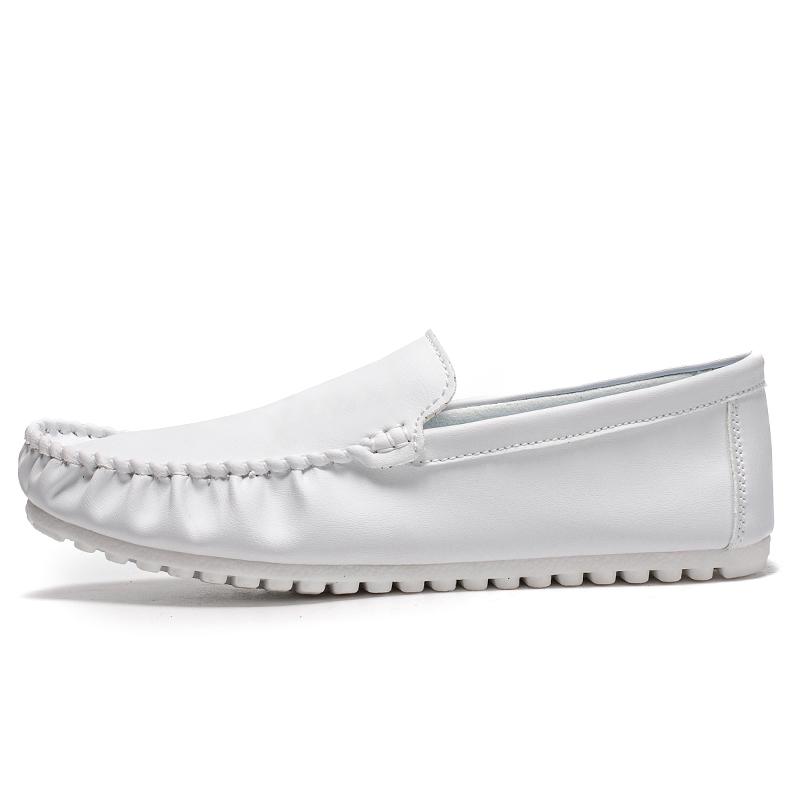 Summer Classic Loafers Men Boat Shoes Lightweight Man Moccasins Leather Slip On Flats Luxury Casual Driving Shoes