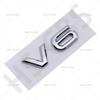 ABS V6 V8 Automobile Displacement Logo For VW Volkswagen Car Styling Rear Trunk Stickers Emblem Tailgate Decal Car Accessories