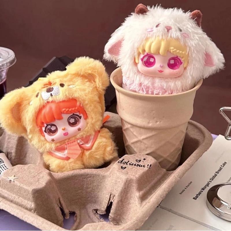 Three Mi Tu Baby Hand In Hand Series Plush Blind Box Cute Cartoon Doll Exquisite Jewelry Toys Surprise Christmas Gift.