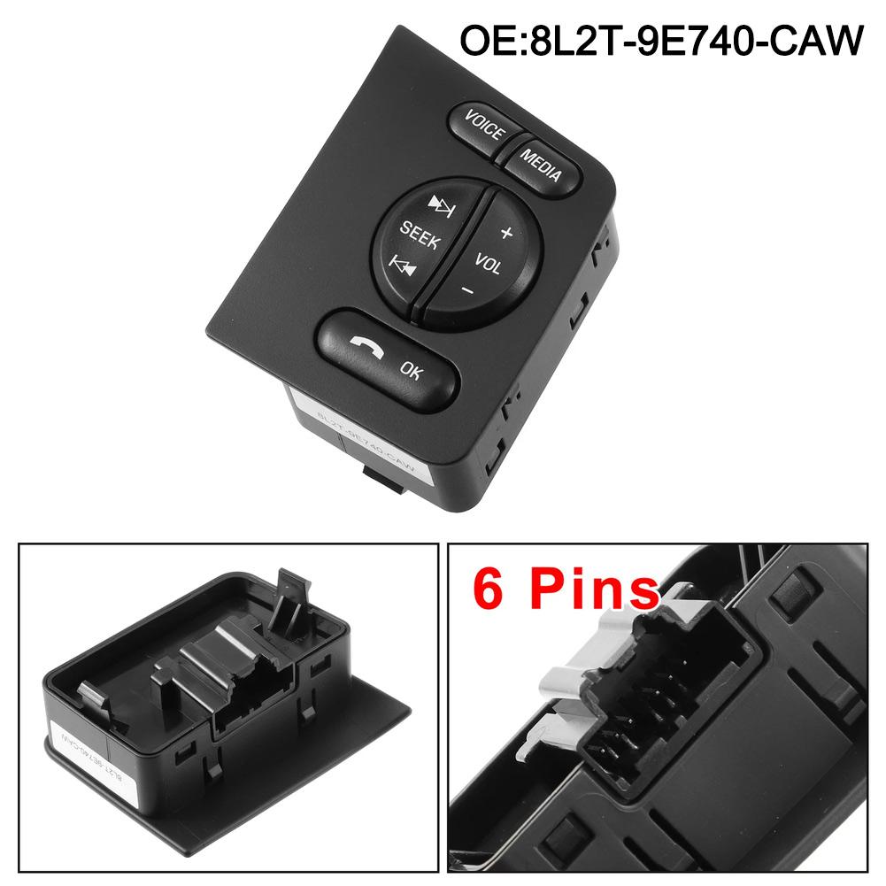 Car Steering Wheel Control Switch For Ford For Expedition 2009-14 OEM Part Number 8L2T-9E740-CAW Replacement Car Accessories