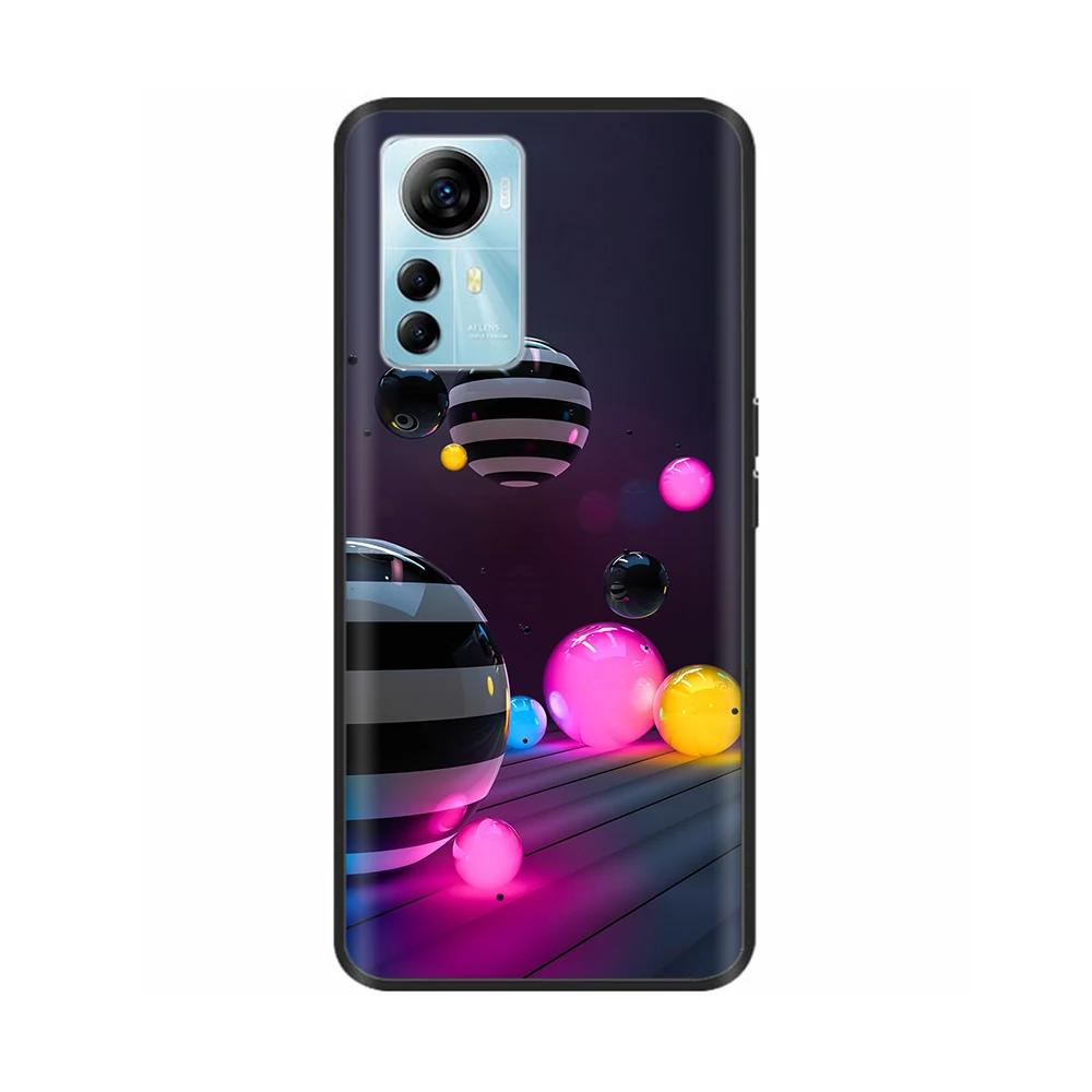 Cute Phone Case For Blade A72s 4G Case Flower Cartoon Painted Soft Silicone Fundas for ZTE Optus X Max A 72s Cover Protective