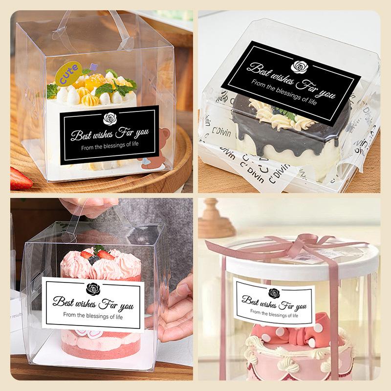 Rectangular, Ins Style, Bouquet Stickers, Floral Stickers, Flower Shop Flower Packaging, Universal Label Stickers