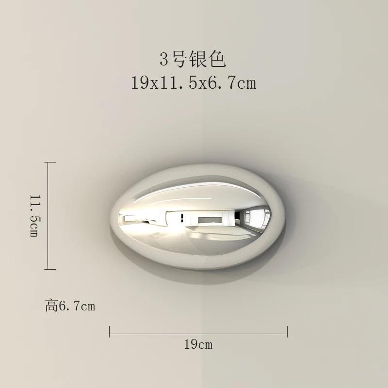 Background Wall Hanging Silver Stone Abstract Three-dimensional Handicraft Pendant Living Room Wall Decoration Accessories