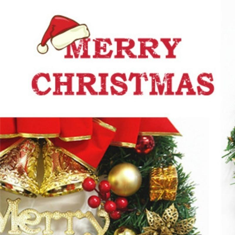 Christmas Decorations 30cm Christmas Wreath Artificial Wreath Door Hanging Window Props Background Christmas Tree Accessories