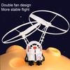 1 Set Induction Aircraft Suspended Rrechargeable Double Fan Smart Sensory Mini