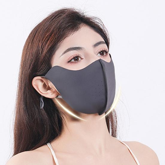 Outdoor Sunscreen Face Guard Breathable Ice Silk Seamless Face Guard