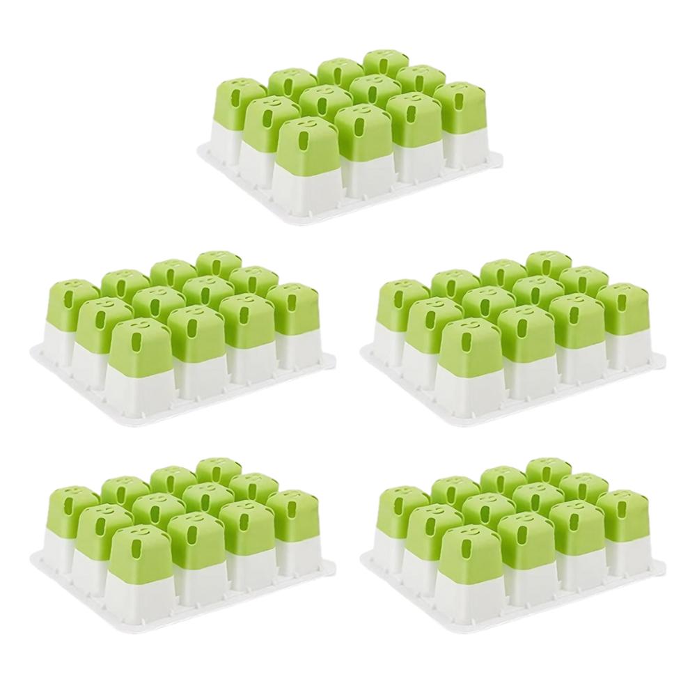 11 Holes Garden Nursery Seedling Dish Plastic Nursery Seedling Trays Seed Starter Trays Vegetable Seedling Pots Garden Supplies