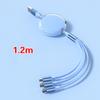 3 In 1 Retractable 100W Fast Charge Data Cable For Iphone 14 Usb Type C/Micro For Sumsung Xiaomi 13 Huawei Phone Charge Usb Cord