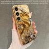 Gold Patterned Dragon And Tiger Blessing 2D Phone Case for Samsung S26 S25 S24 S23 S22 S21 S20 A56 A36 A16Glass Protective Cover