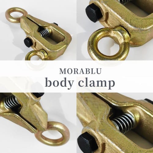 MORABLU Body Clamp, Sheet Metal Tool, 2-Way Tight Grip, Box Type, 3t Vertical, 2t Horizontal, Professional Grade