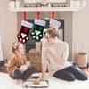 Christmas Cute for Cat Paw Plaid Tree Stocking Family Gather Party Decor