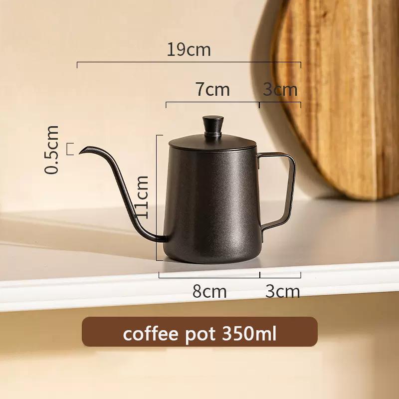 YWDL Hand Brewed Coffee Pot Set Home Ice Drip Sharing Pot With Filters Kitchen Coffeware Pour Over Coffee Drip Kettle