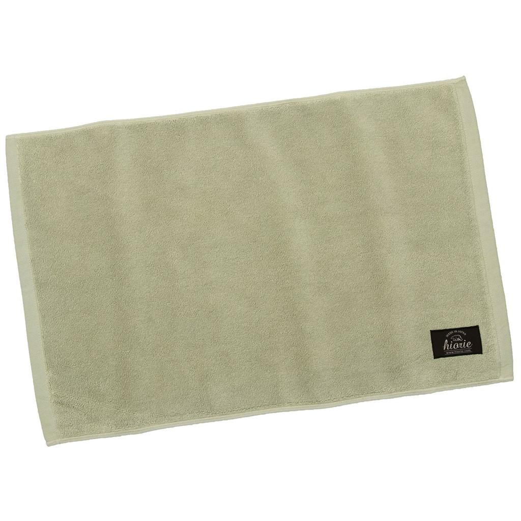 Hiorie Japanese Bath Antibacterial and Hotel Tea Instant Made In Foot Wipe Mat, Deodorizing, Style, Green, Absorption, Imabari, Washable,