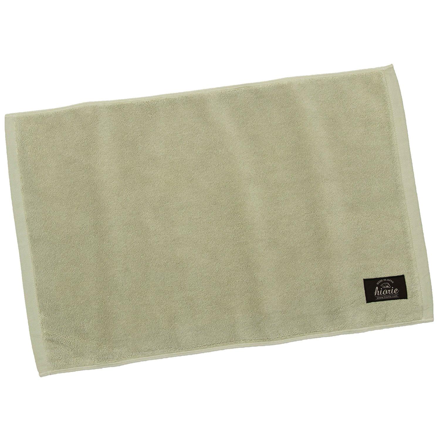 

hiorie Japanese Bath Antibacterial and Hotel Tea Instant Made in Foot Wipe Mat, Deodorizing, Style, Green, Absorption, Imabari, Washable,