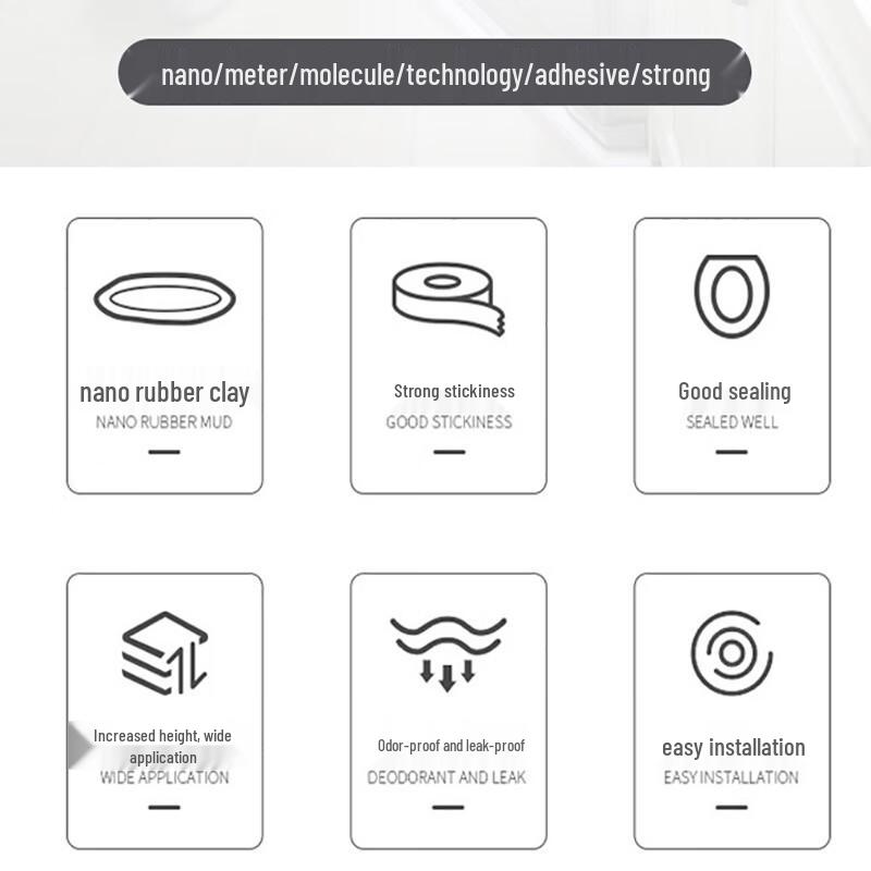 Toilet Flange Sealing Gasket & Plug Set
