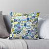 University Of Delaware Udel Square Pillowcase Polyester Linen Velvet Printed Zip Decor Pillow Case Car Cushion Cover
