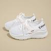Fashion Platforme PU Leather Purple Sneakers Woman Woven Shoes Vintage Sliver Boots Sports Price Boti Flatas High-end Price