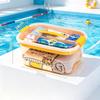 BNBS Portable Waterproof Beach Storage Box: Clear, Handheld Organizer for Outdoor Swimming Supplies