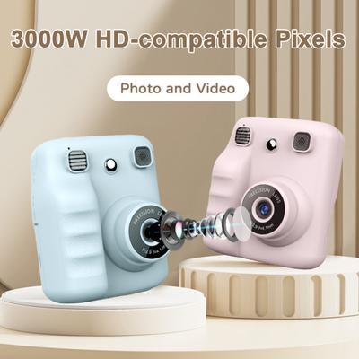 Instantní tiskový fotoaparát 2,4palcový IPS displej 1080P Dobíjecí Kompaktní Přenosný Digitální Videokamera Dětský Digitální Fotoaparát