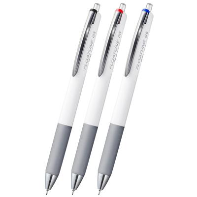 Pentel Oil-Based Ballpoint Pen Flow Tune 0.5mm Black Red Blue 3 Pieces BZN205-3AMZ