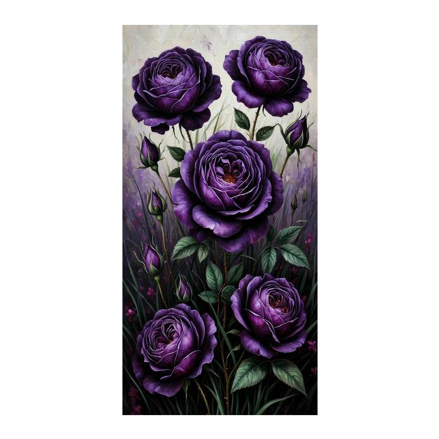 Peony Rose Horseshoe Lotus Large Size Diamond Painting New Collection Colorful Flowers Diy Full Drill Rhinestone Embroidery Mosaic Cross Stitch Kits