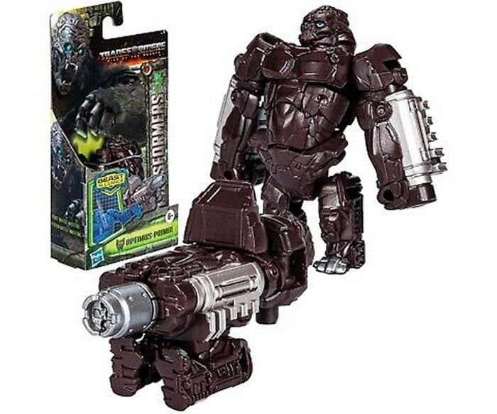 Transformable Robot - Hasbro - Optimus Primal - PVC - 5.5x5.5x2.5 Cm - Multicolour