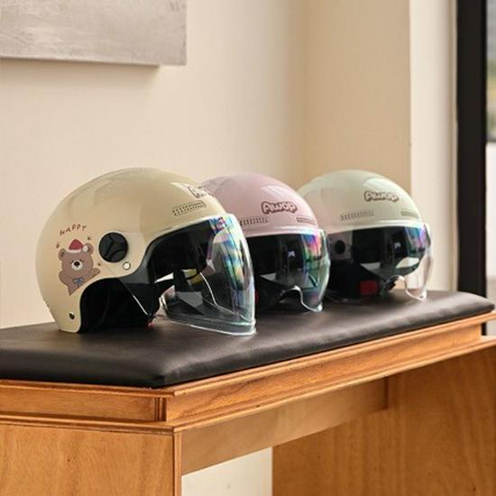 Unisex Lightweight Cute Electric Battery Car Safety Helmet