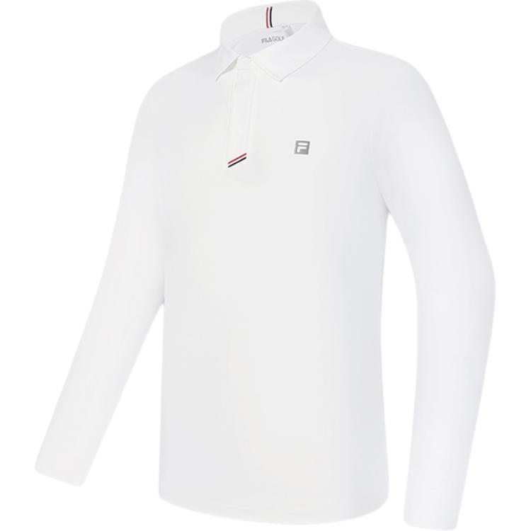 

New FILA Golf Series Polo Shirt Men s Jade White A11M445231F-WT 175/96A/L