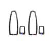 Door Window Lift Switch Trim For 2013- BMW 3 4 Series GT Real Carbon Fiber