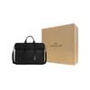 Coach Sullivan 39 Magnetic Flap Large Capacity Leather Briefcase Men Bags Black C9873-QBMI5