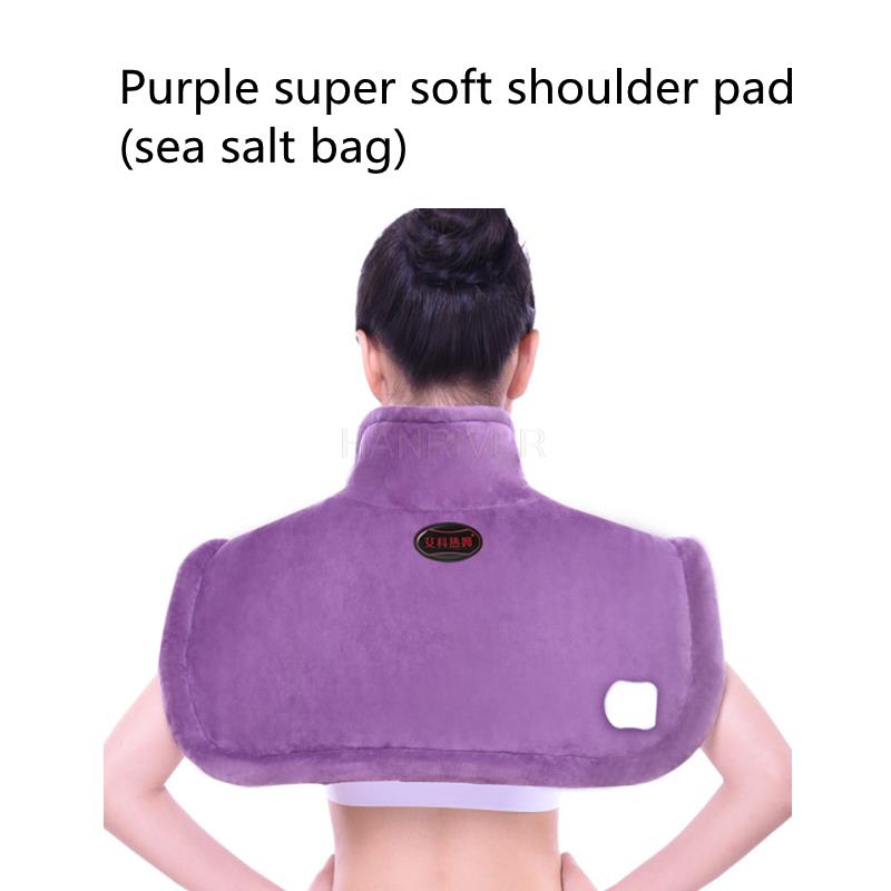

220V electric protecting shoulder moxa fu electric heating shawls male lady in the fall and winter of bag to keep warm фіолетовий