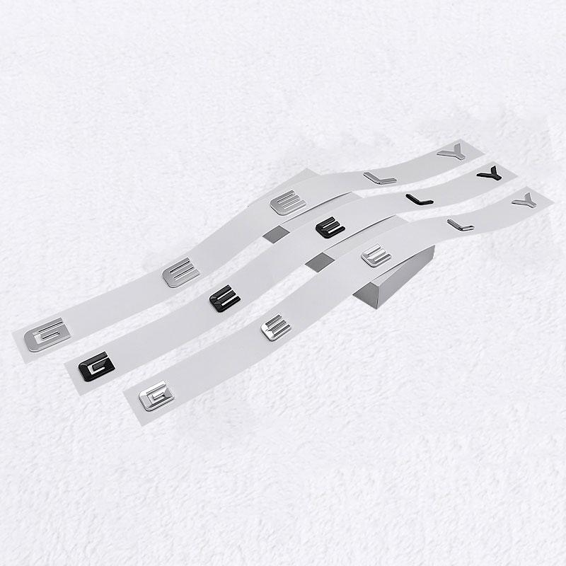 1Pc GEELY letter labeling car stickers for GEELY series big small rear trunk badge rear boot emblem coolray monjaro emgrand refit