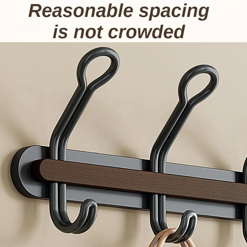 Design Door Hook Modern Wall Clothes Hanger Strong Adhesive Bathroom Hook Coat Rack Home Accessories Useful Storage Organization