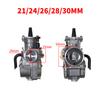 High Performance Pwk Carburetor With Interface Nozzle Available In 21 To 34mm Sizes For Atv And Utv Modifications
