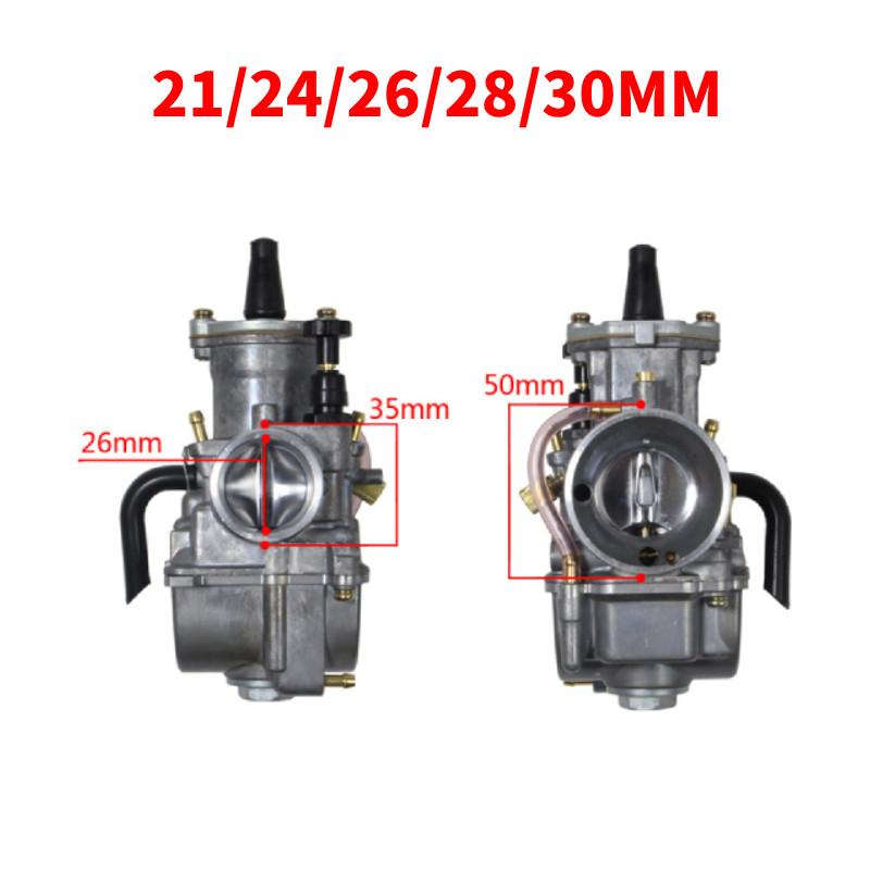 High Performance Pwk Carburetor With Interface Nozzle Available In 21 To 34mm Sizes For Atv And Utv Modifications