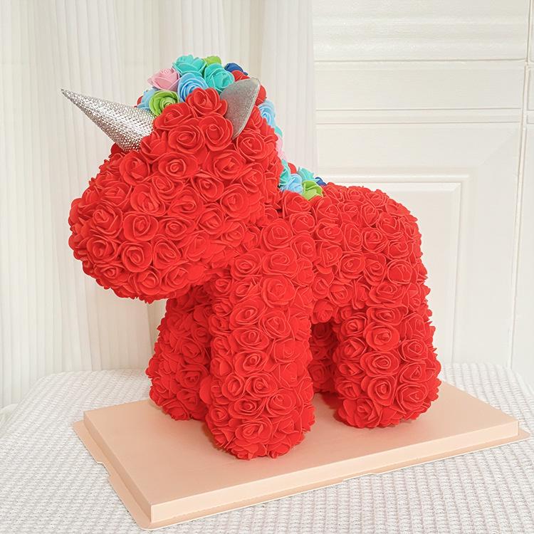 Rose Bear: Preserved Flower Gift for Girlfriend - Perfect for Birthdays, Valentine's, and Proposals