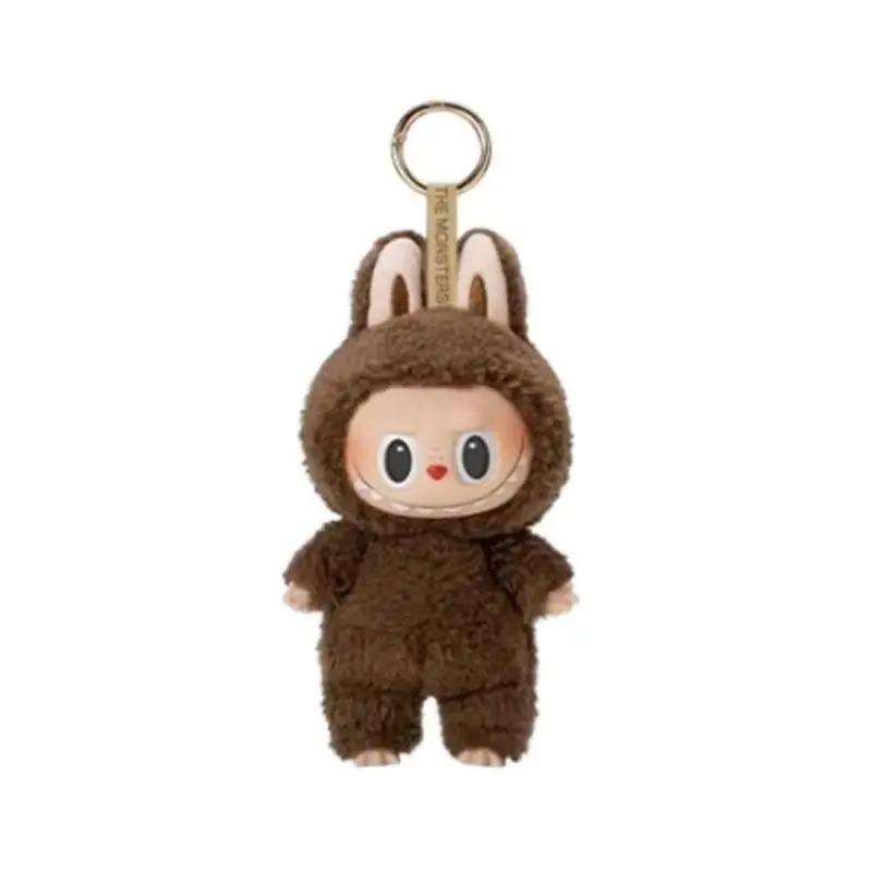 NEW INS Korea Pop Mart 17cm Labubu Cloth Mystery Box Blind Heartbeat Macaron Series Doll Labu Cloth Plush Backpack Pendant Girl Gift Phone Lanyard