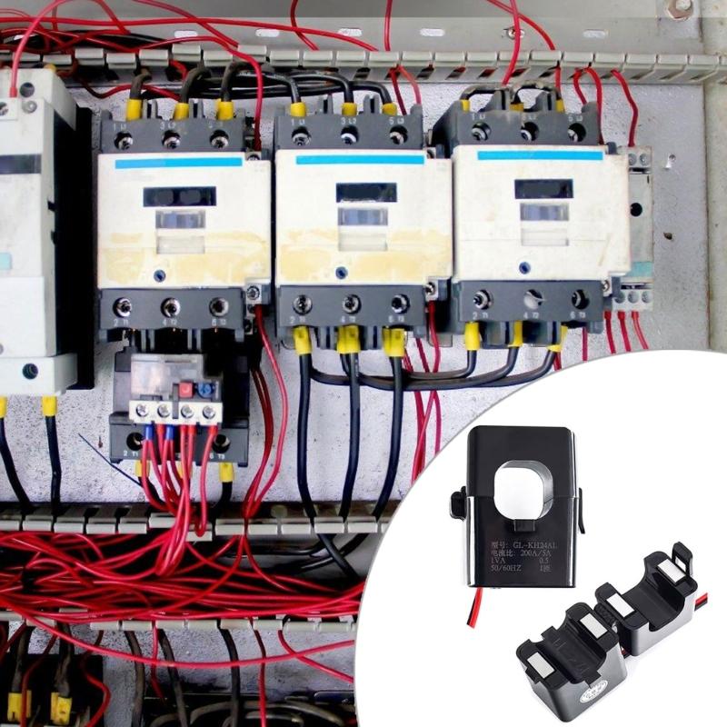 Kompakte Strommesszange, geteilte Strommesszange, Stromsensoren 50 Hz–60 Hz, geeignet für Strommessungen