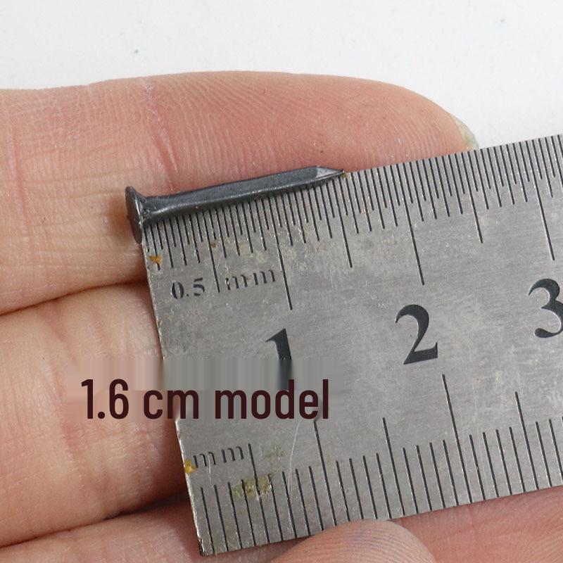 Small Black Triangular Shoe Studs for Leather Repairs and Woodworking