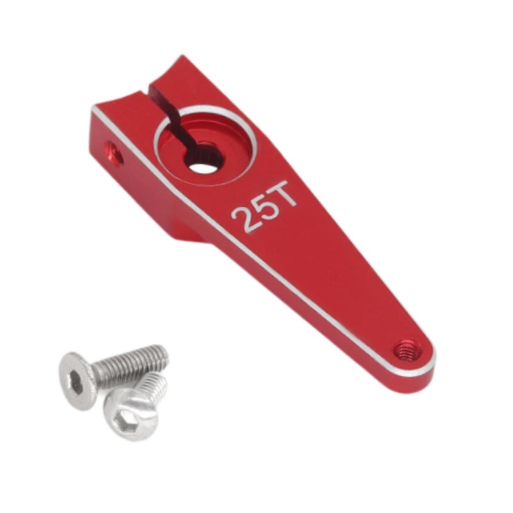 25T Metal Servo Arm for RC Car Steering Component Replacement