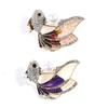 1Pc Crystal Rhinestones Goldfish Brooches Women Brooch Pin Clothes Accessories