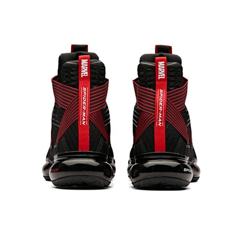 Anta Seeed Non-Slip Wear-Resistant Lightweight High-Top Basketball Shoes Men Sneakers Black Red 91831139-8