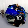 Printed Kylian Mbappé Printed Folding Umbrella,Outdoor,Leisure,And Travel Umbrella,Durable Umbrella Fabric,Birthday And Holiday Gift