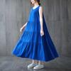 Sleeveless Vest Style Long Dress